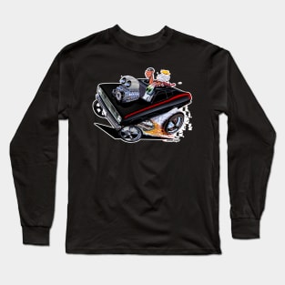 MO TWISTED Black n Red 71 Duster Long Sleeve T-Shirt